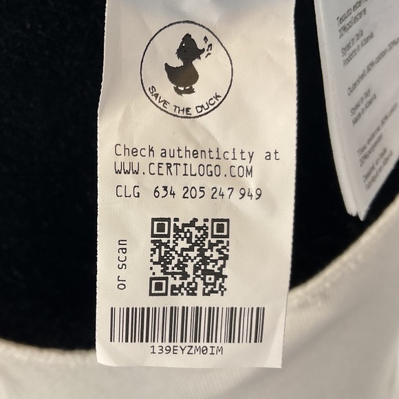 NWT Save The Duck Indigo Unisex Jogger/Eclipse Blue - Picture 15 of 16